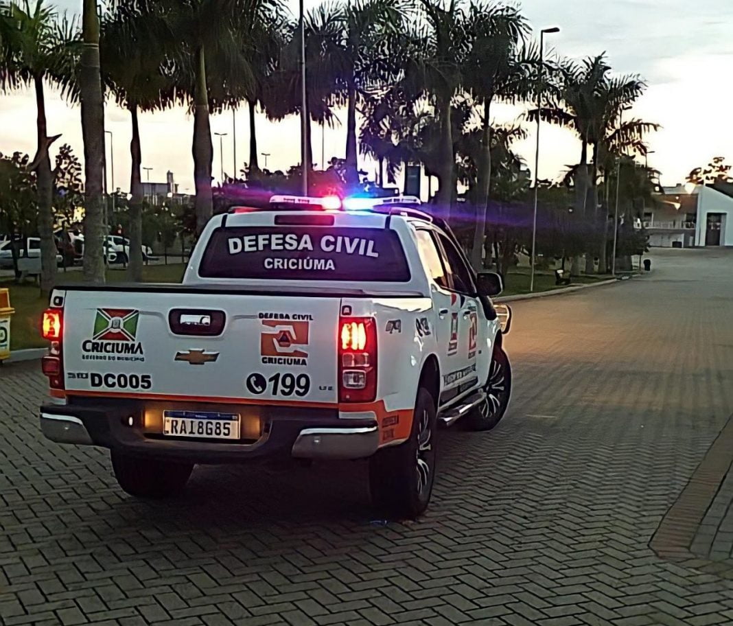 Foto: Arquivos Defesa Civil de Criciúma