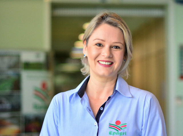 Edilene Steinwandter Presidente da Epagri Foto Aires Mariga