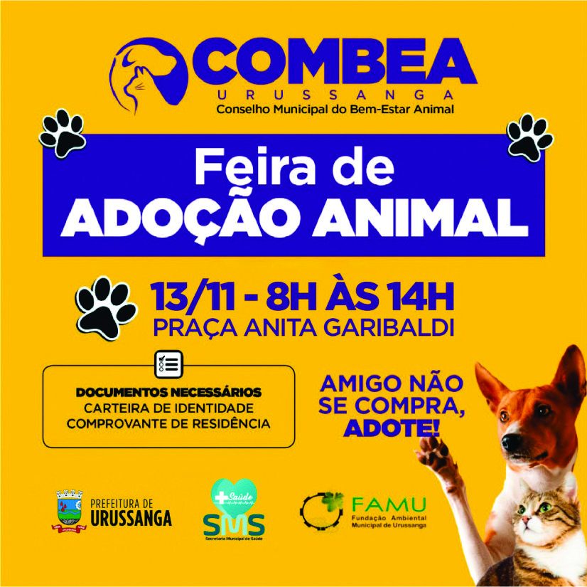 feira de adocao animal