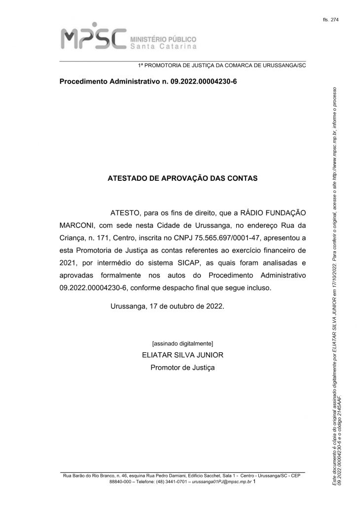 Atestado de Aprovacao de Contas page 0001