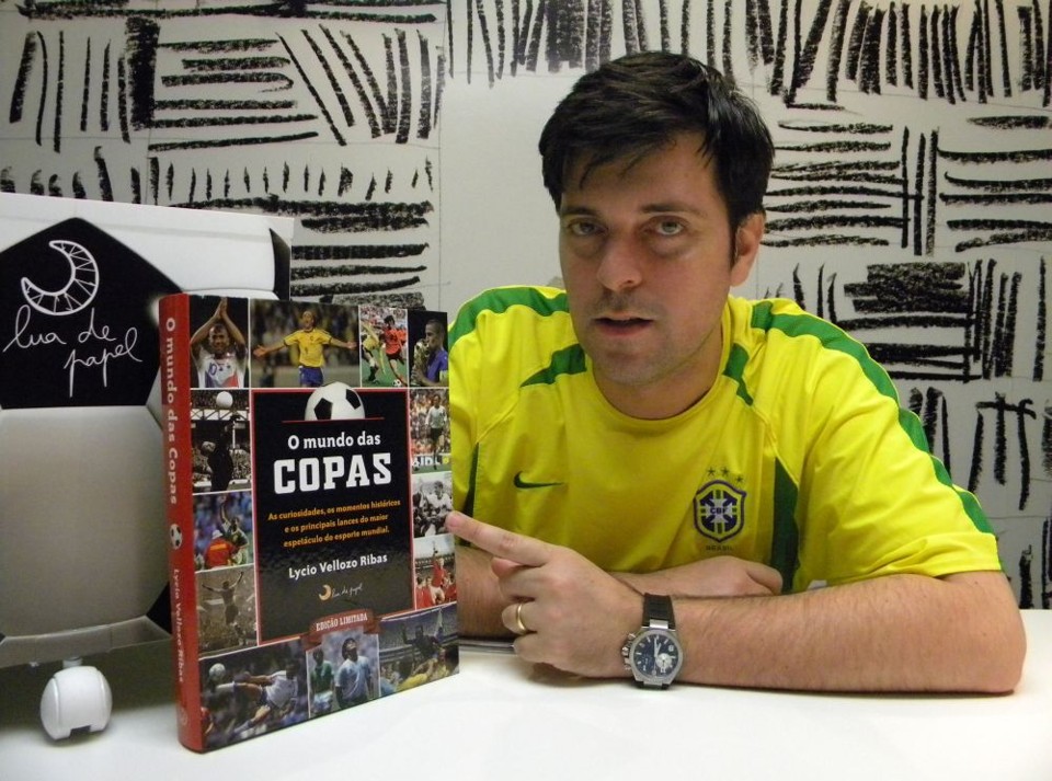 Lycio Vellozo Ribas pesquisou por seis anos os aqruivos sobre Copas do Mundo. Foto: Divulgação / Rachel Ribas