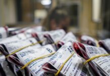 Hemosc de Criciúma fará coleta de sangue em Urussanga no dia 31 de março