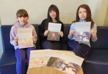 Com desenhos de alunos, cartões de Natal do Bairro da Juventude já estão à venda