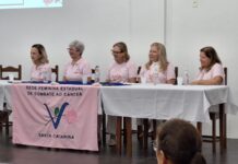 “Muito forte”, diz presidente da Rede Feminina Estadual de Combate ao Câncer sobre grupo de Urussanga