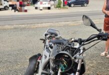 Homem fica ferido após cair de motocicleta, em Urussanga