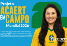 Acaert em Campo: Melina Cauduro representará emissoras de SC na Copa do Mundo