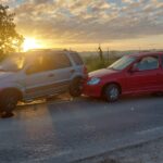 Colisão traseira entre dois carros é registada na rodovia Genésio Mazon, em Morro da Fumaça