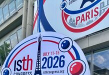 Doutora Ana Nazário representa o Brasil em um dos maiores congressos mundiais sobre trombose, em Paris