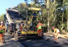 Rodovia da Imigração Italiana recebe nova etapa de pavimentação em Urussanga