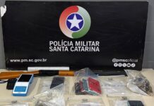 Homem é preso após abordagem policial e apreensão de drogas em Cocal do Sul