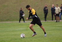 Fellipe Mateus participa de treino e Criciúma deve repetir escalação para enfrentar o Náutico