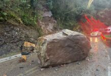 Desmoronamento de pedras interdita a Serra do Rio do Rastro nesta quarta-feira