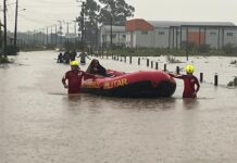 Sul catarinense registra dezenas de ocorrências após chuvas intensas