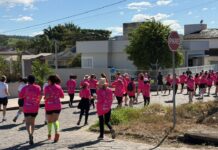 Corrida pela prevenção à trombose reúne 150 mulheres em Cocal do Sul