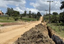 Pavimentação da rodovia Tranquilo Sartor entra na reta final em Morro da Fumaça